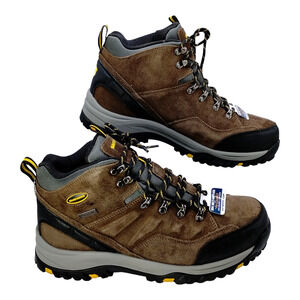 Skechers Relaxed Fit Men's 10.5 Relment-Pelmo Hiking Boots Waterproof Khaki